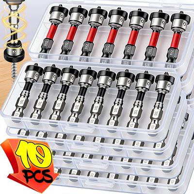 Magnetic Positioning Screwdriver Bits PH2 Batch Head Screwdrivers Drill Bit for Plasterboard Drywall Screw Bits Drilling Tools