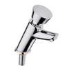 Brass Chrome Finish Delayed Basin Faucet Hotel Public Toilet Bathroom Basin Cold Faucet Delay Push Button Basin Sink Tap