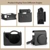 Portable Instant Camera Bag Camera Case Retro Style PU Leather Carrying Case Replacement for Fujifilm Fuji Instax Mini