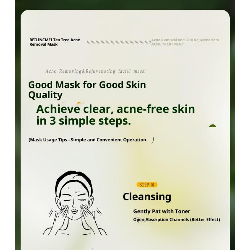 Acne Mask Sensitive Muscle Soothing Moisturizing Multi-acid Mild Oil Control Acne-removing Pore Blackhead Patch