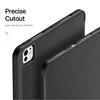 DUX DUCIS Domo Series for iPad Pro 11 (2024) Tablet Case Tri-fold Stand Leather Business Style Cover