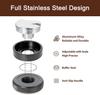 51/53/58mm Coffee Distributor – Professional Espresso Distribution Tool, Aluminum Alloy Textured Grip, For Portafilters, Black