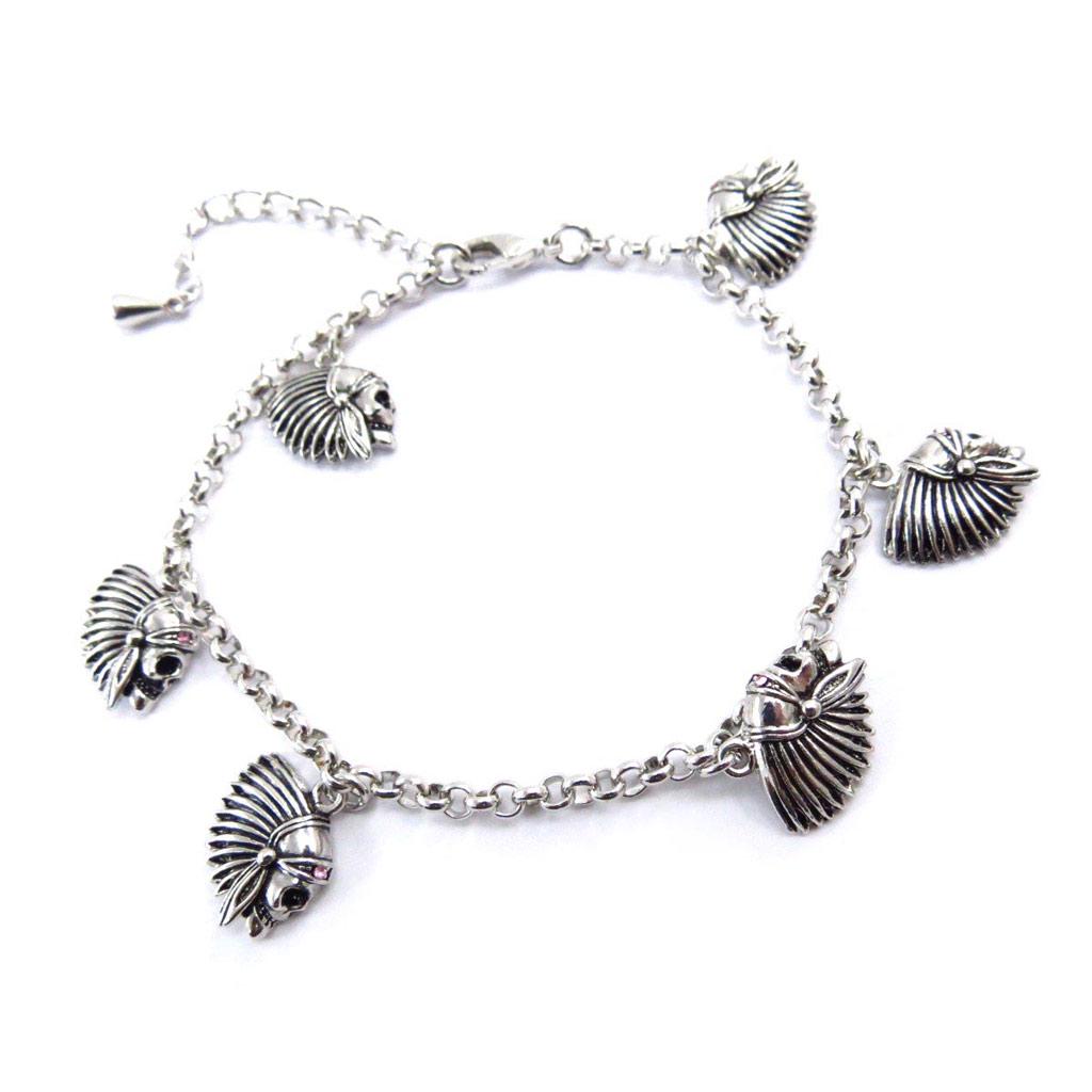 

Les Trésors De Lily [J6342] - Bracelet créateur Sioux argenté