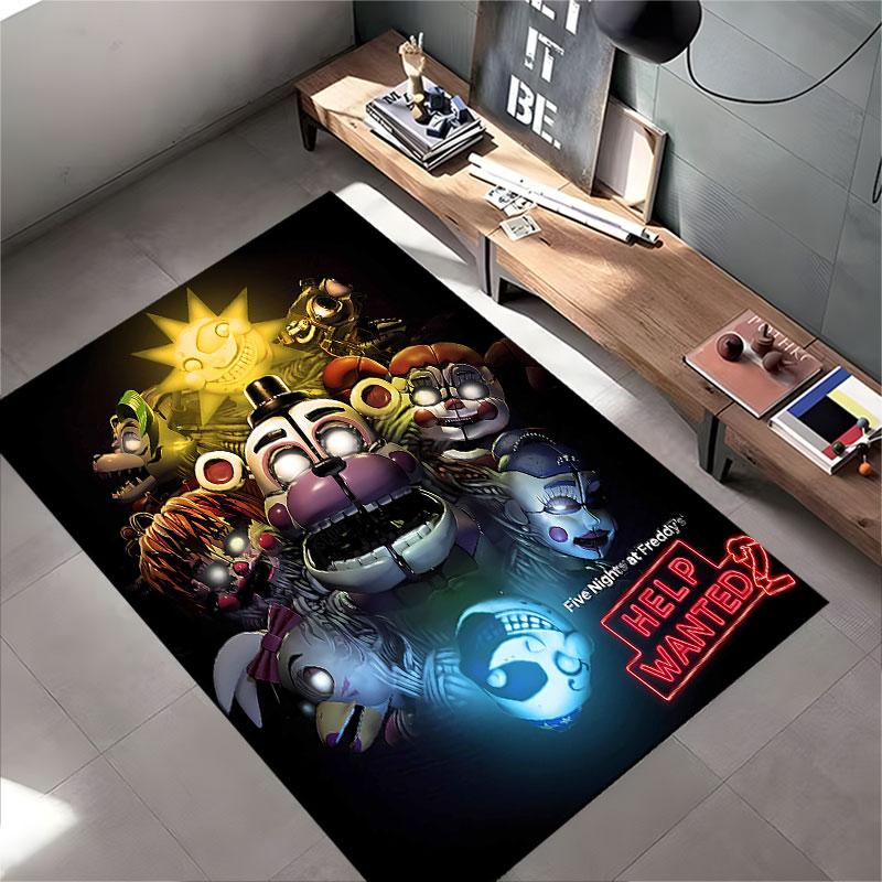 "Five Nights at Freddy's Carpet" suitable as a non-slip mat for the living room or bedroom sofa
