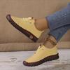 Women's New Fashion Round Toe Designer Sports Shoes Women Spring Simple Solid Color Outdoor Hiking Mountain Vulcanized Shoes