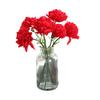 6Pcs Faux Silk Flower Material Artificial Carnation Flower Realistic No Watering Anti-fade Fake Flower DIY Gift Mother Day Adult Sex Wear