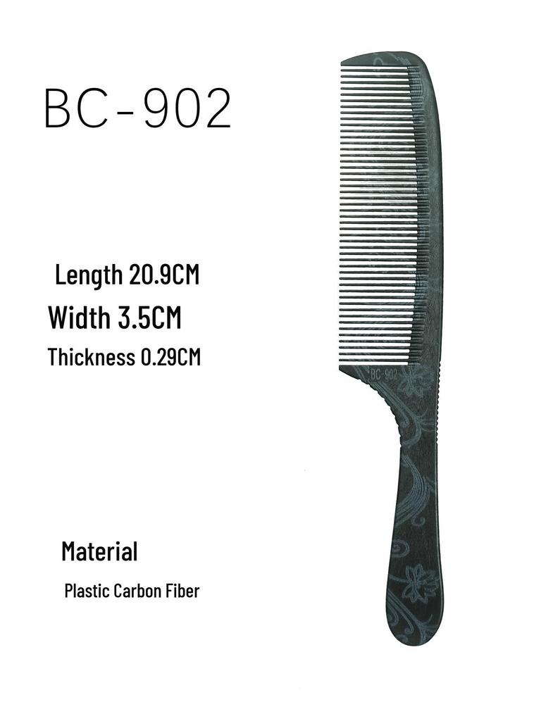 6-Piece High-End Hair Styling Comb Set for Barber and Salon Use