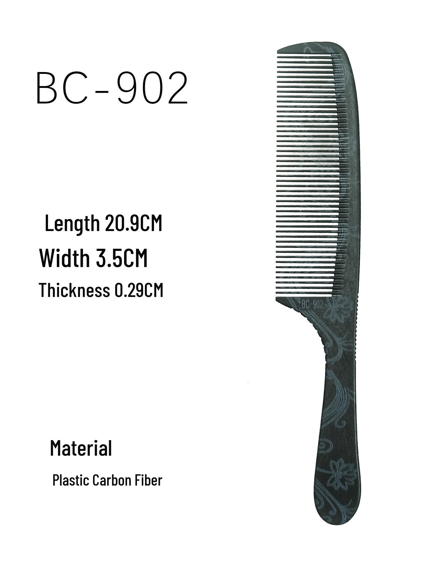 6-Piece High-End Hair Styling Comb Set for Barber and Salon Use