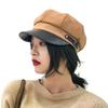 Vintage Baskenmütze Newsboy Mütze Verstellbare Herbst Wintermütze Baskenmütze Achteckige Kappe Weiche Wollmütze Für Frauen Baskenmützen Malermütze