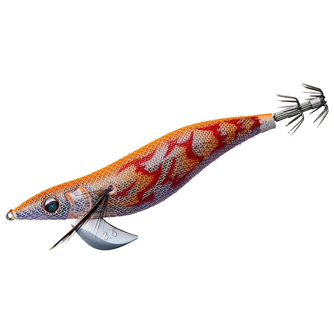 

Daiwa Emeraldas Stay RV Egi Lure with Chameleon Orange Shrimp 4.0