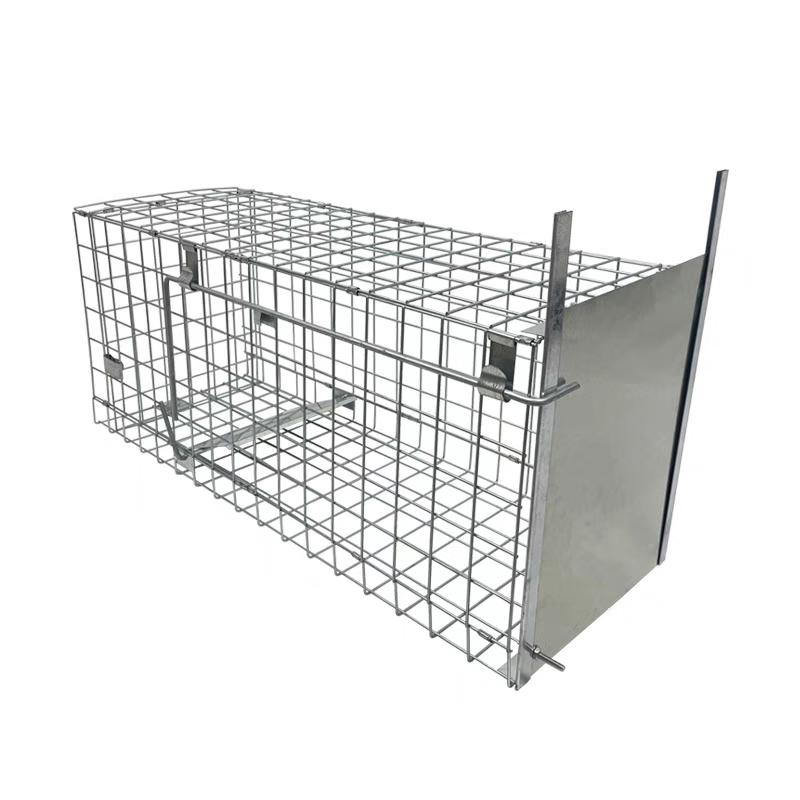 Automatyczna klatka-pułapka na zwierzęta ze stali nierdzewnej