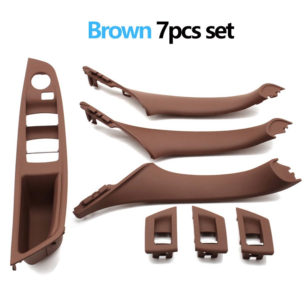 LHD Car Interior Armrest Door Handle Panel Inside Trim Cover Set For BMW 5 Series F10 F11 F18 520i 523i 525i 528i 535i