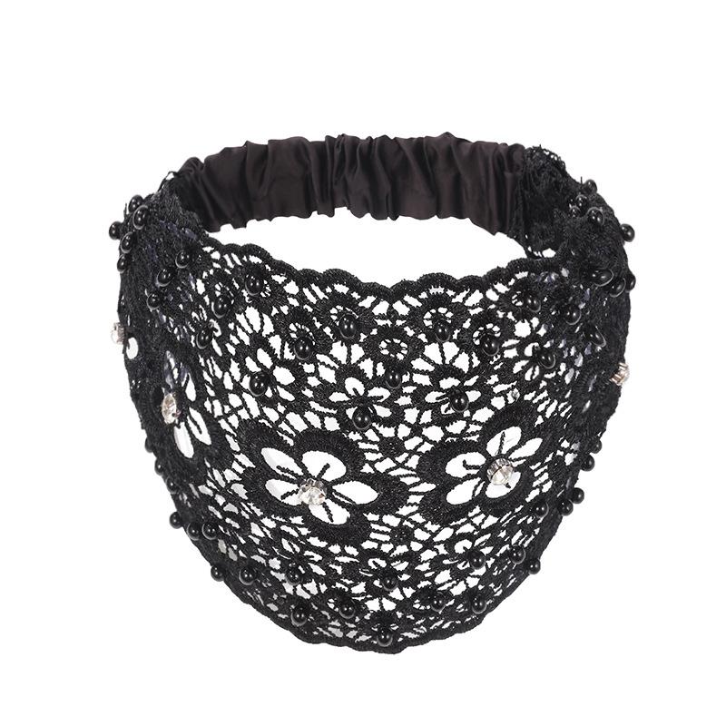 1 Stück Elegantes Perlen-Breitstirnband für Damen - Ein Modisches Haaraccessoire Geeignet für Freizeit, Ausflüge und Reisen