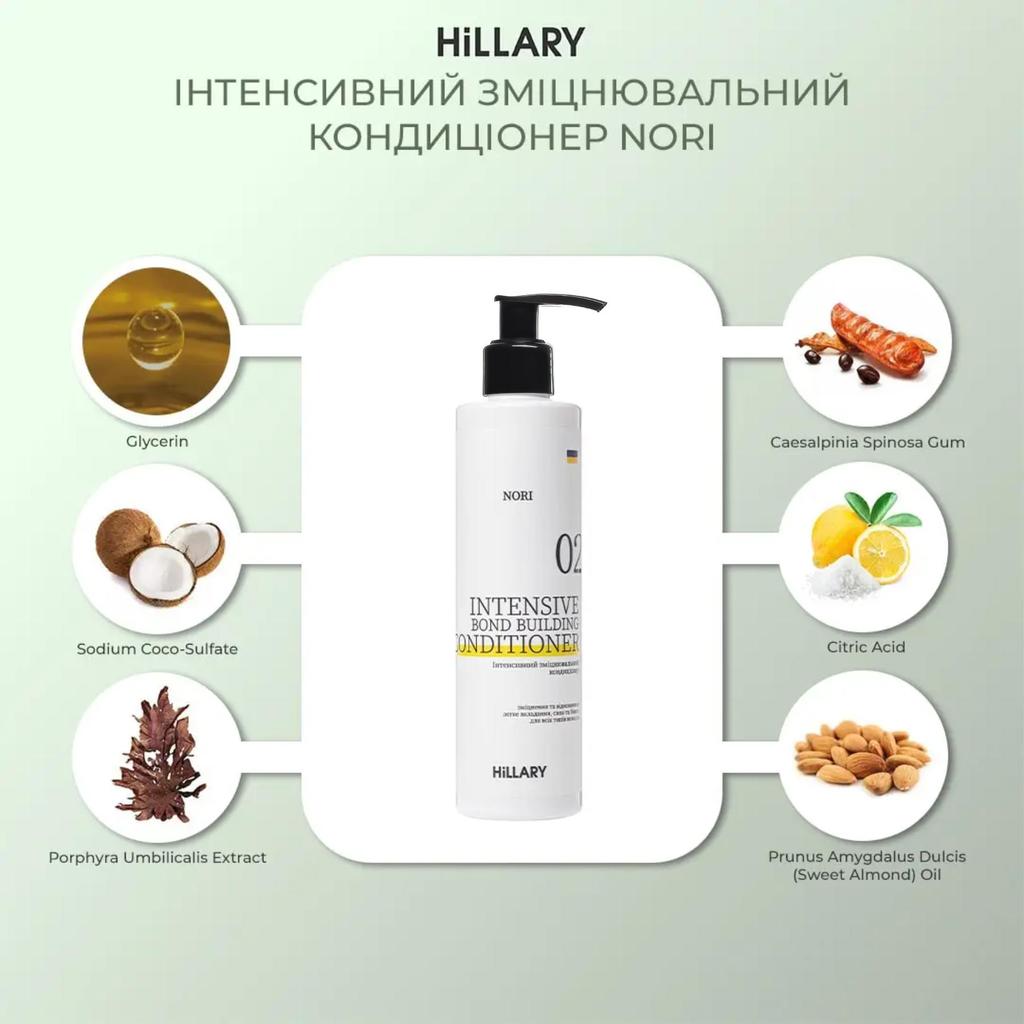 Интенсивный укрепляющий кондиционер Nori Hillary Intensive Nori Bond Building Conditioner, 500 мл