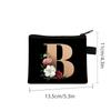 Polyester Makeup Bag Printed Coin Purse Student Card Bag Coin Storage Bag Portable Toiletry Bag