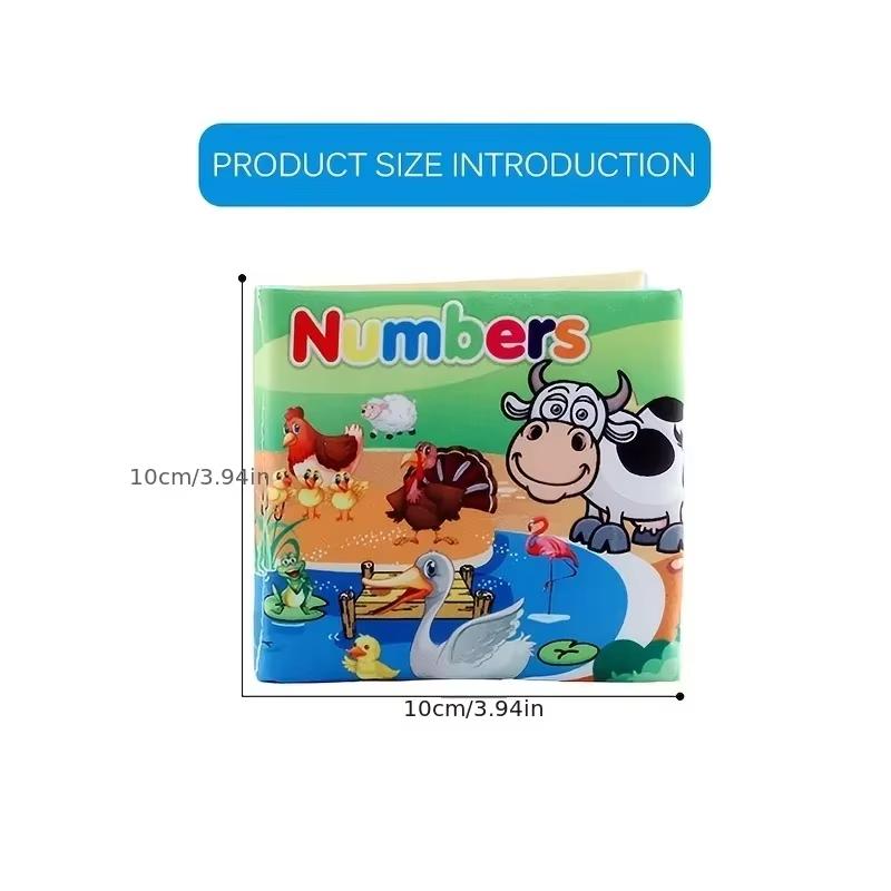 Baby Soft Cloth Book for Newborns 0-12 Months 3D Book Animal Family Cognitive Montessori3D Book for Kids Gift