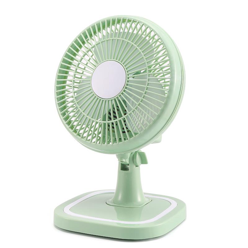 Компактный oscillating настольный вентилятор для общежитий и спален Green fan [two speeds]