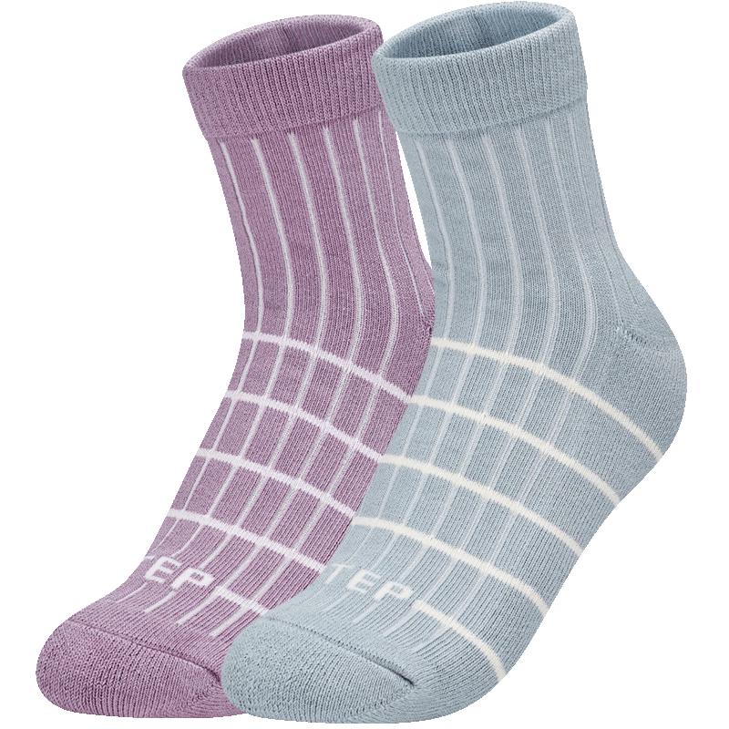 Tebu Women s Warm Terry Mid-Calf Running Socks (2-Pair Pack) One Size