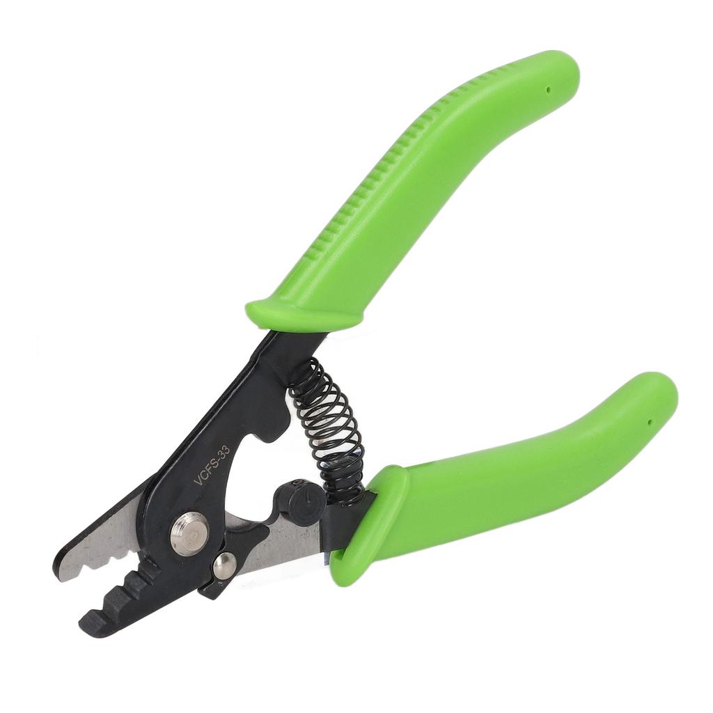 Green 3 Diameter Hole Optical Fiber Wire Stripper Simple Operation Optical Fiber Stripping Plier Cutter
