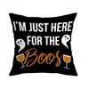 Halloween Creative Home Decoration Cushion Pillow Cover Funny Ghost Pumpkin Pillow Cover