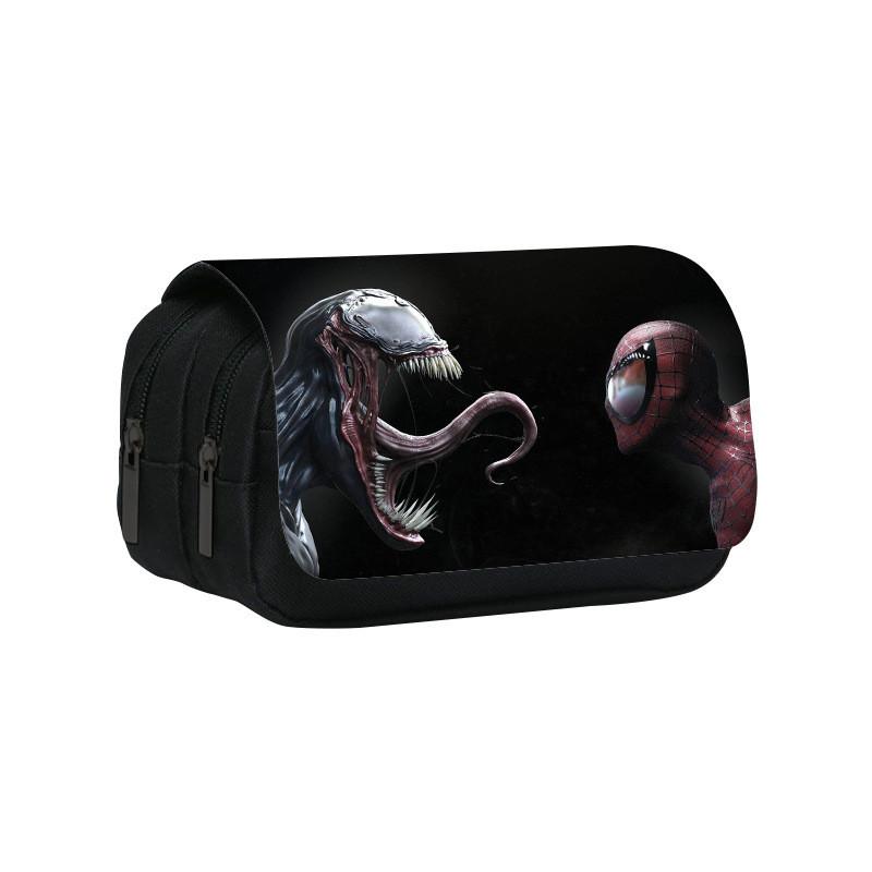 

Venom Double Layer Pencil Case With Large Capacity For Students And Office Use StyleA