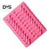 Chocolate Mold 20 Cavity Gummy Snake Lightweight Reusable Worms Cake Mold Baking Tool