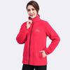Spring Autumn Plus Sizes Women's Mid-length Loose Padded Jacket Casual Warm Hooded Zip Paragraph High Collar Collarless Tops