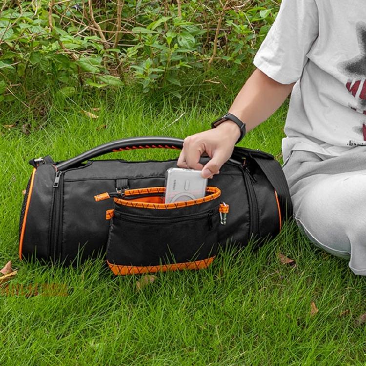 Portables Mesh Fabric Carrying Case Protective Storage Bag for BOOMBOX 1/2/3 Speaker, Case Only