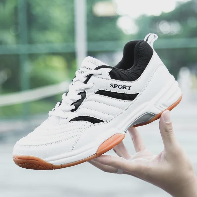 New Low-Top Badminton Shoes - Stylish Unisex Thick-Soled Tennis Footwear for Spring & Summer