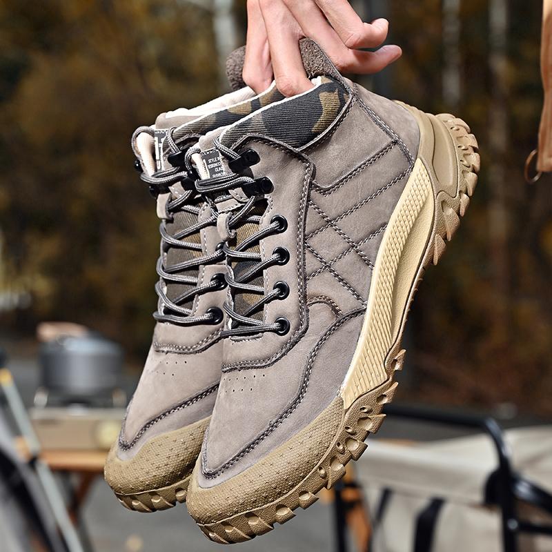 New Men's Boots  All-match High Quality Mens Sneakers Classic Male Comfortable Low Top Outdoor Shoe Men Casual Ankle Boots