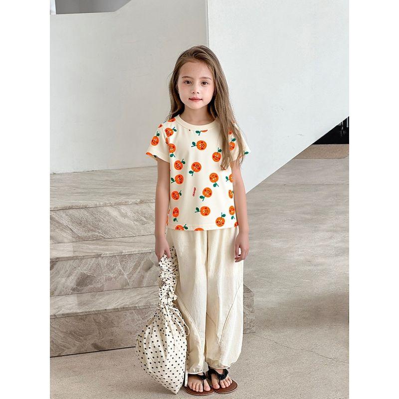 Brand Tail Goods Sports T-shirt Korean-Style Half-Sleeve Ins Children's Clothing