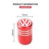 Do Volkswagen VW Samochodowa Nakrętka na Zawór do Pompowania Opon Aluminiowa Wkręcana Zabezpieczająca przed Kradzieżą Nakrętki Zaworów Do Volkswagen VW R Line Golf MK