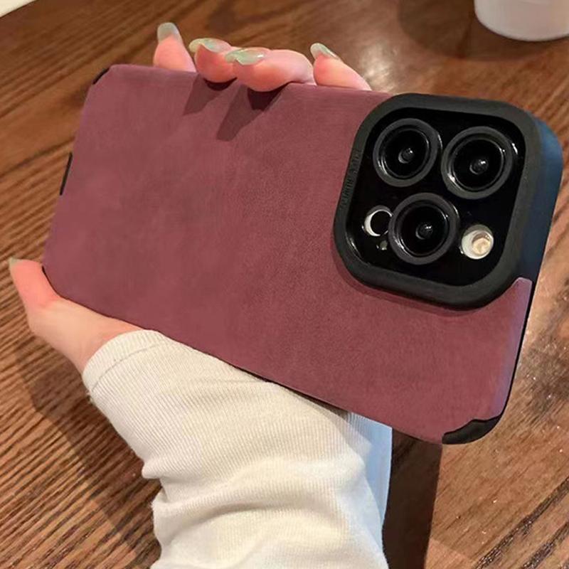 Luxury Plush PU Plush Leather Case Shockproof Shell Mobile Phone Full Back Cover for Samsung Galaxy A23 A33 A53 A34 A54 S25