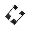 Glossy Piano Black Seat Safety Belt Buckle Trim Sticker For Toyota Tacoma 16-22