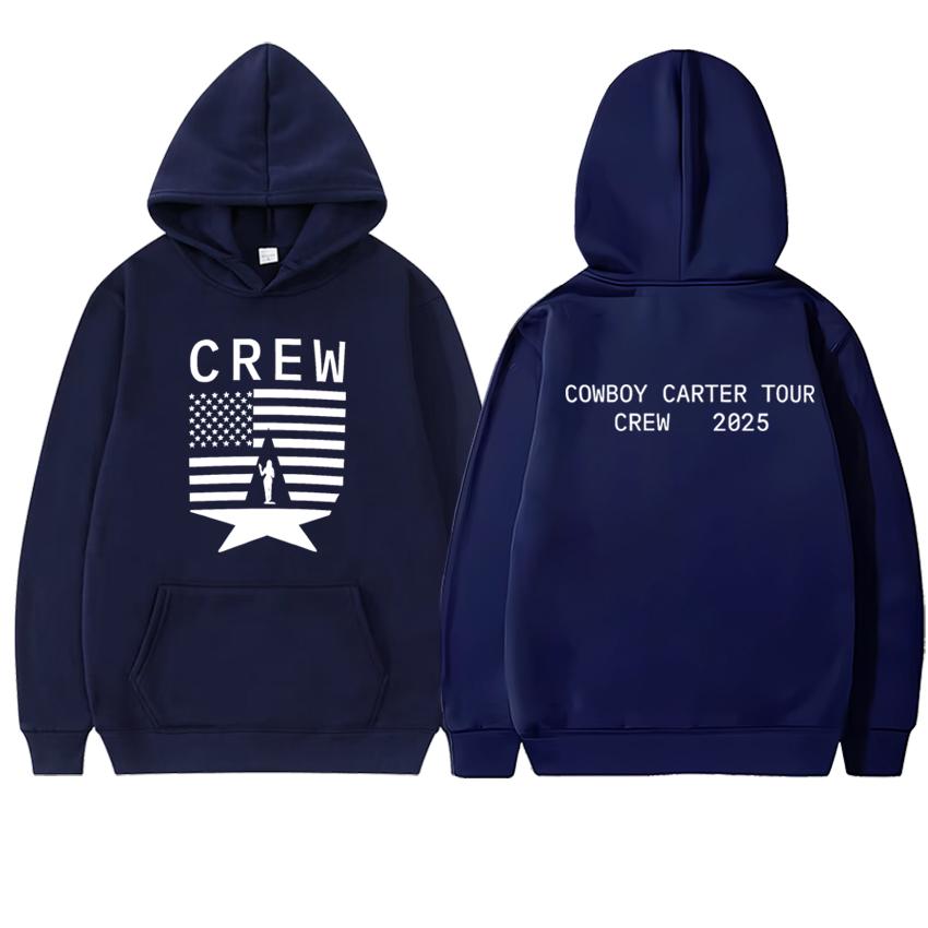 Hot Singer Beyoncé Tour 2025 Double Sided Printed Hoodies Unisex Harajuku Fashion Sweatshirt Unisex Fleece Long Sleeve Pullovers