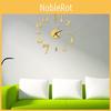 Modern Diy Analog 3d Mirror Surface Number Wall Clock Sticker For Home Decor