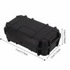 Estuche de Herramientas Impermeable ABS Duradero Resistente al Desgaste Estuche Rígido de Transporte Caja de Herramientas de Almacenamiento de Doble Capa Actividades al Aire Libre