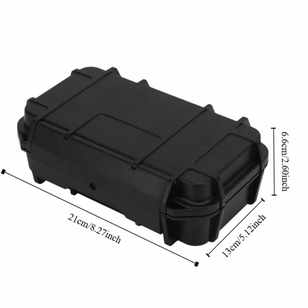 Estuche de Herramientas Impermeable ABS Duradero Resistente al Desgaste Estuche Rígido de Transporte Caja de Herramientas de Almacenamiento de Doble Capa Actividades al Aire Libre