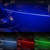 Colorful LED Car Interior Hidden App Remote Control Atmosphere Lamp USB Car Ambient Light Acrylic Strips Dashboard Lights RGB