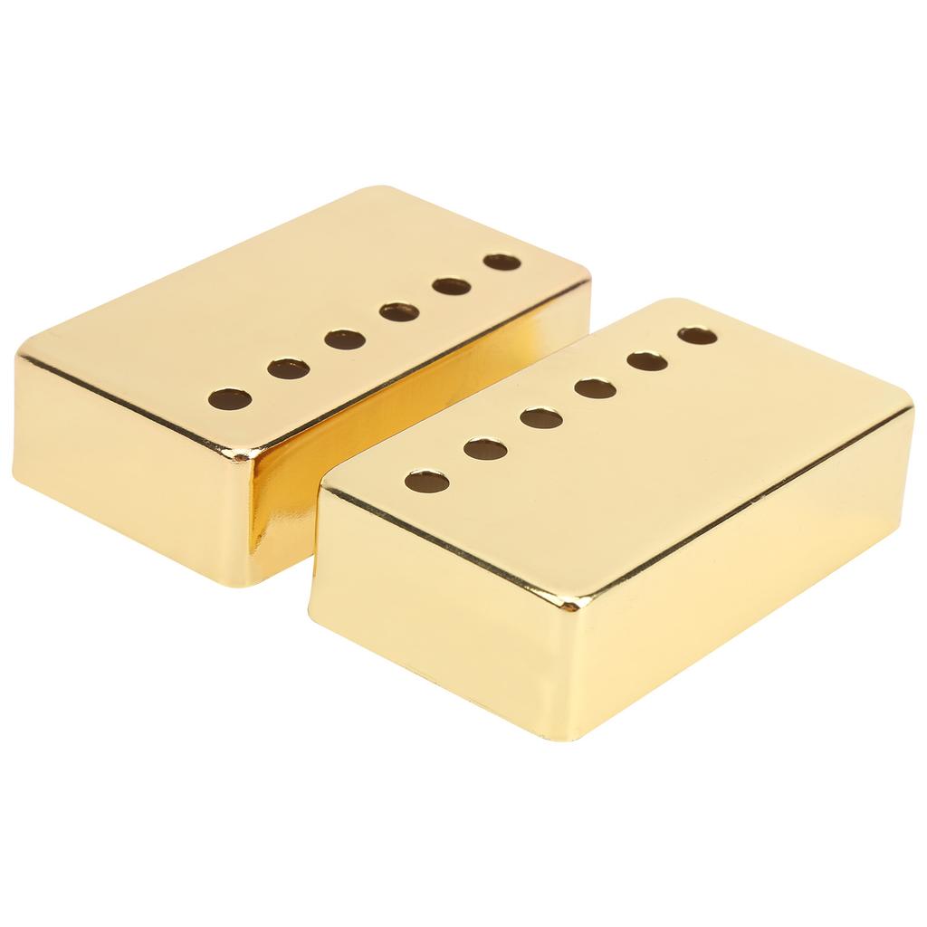 2Pcs Electric Guitar Pickup Shell Nickel Cover 50mm and 52mm Musical Instrument AccessoriesGold
