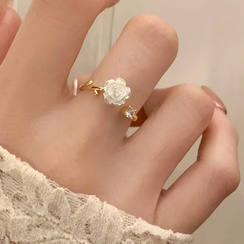 Unique Simple Ring For Women Jewelry Finger Open Vintage Handmade Ring For Party Birthday Gift Anillos
