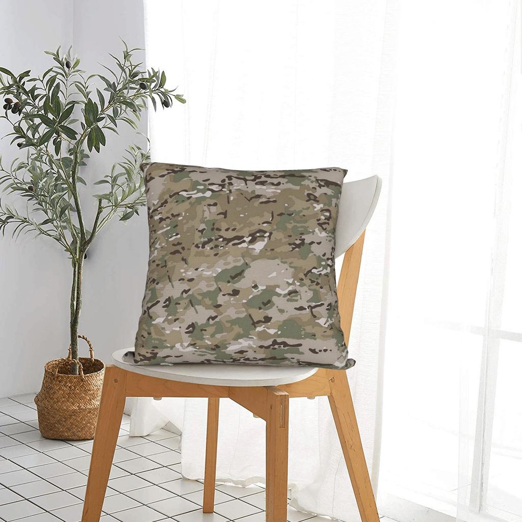 Multicams Camo Square Pillowcases Polyester Room Camouflages Militaryy Cushion Case Funny Decorative Pillow Cover 40*40