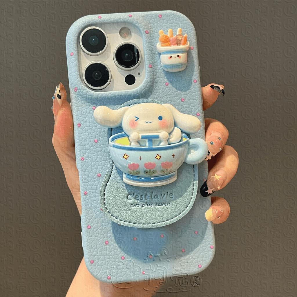 Pudding Dog Potato Stand Applicable To Apple 16 Promax Mobile Case IPhone 15pm New Model 14pro 13