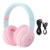 Bluetooth Headphone ANC Active Noise Cancelling 3.5mm Wired Gaming Headset with Noise Reduction Microphone Roseate