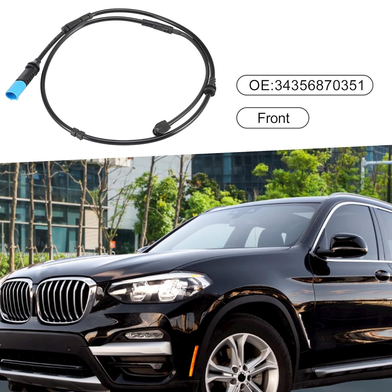 

Front Brake Pad Wear Sensor 34-35-6-870-351 for BMW X3 2018-2019