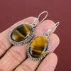 Tiger's Eye Earring 925 Sterling Silver Earring Handmade Vintage Earrings Very Pretty Gemstone Earring Tiger's Eye Jewelry Anniversary Gifts