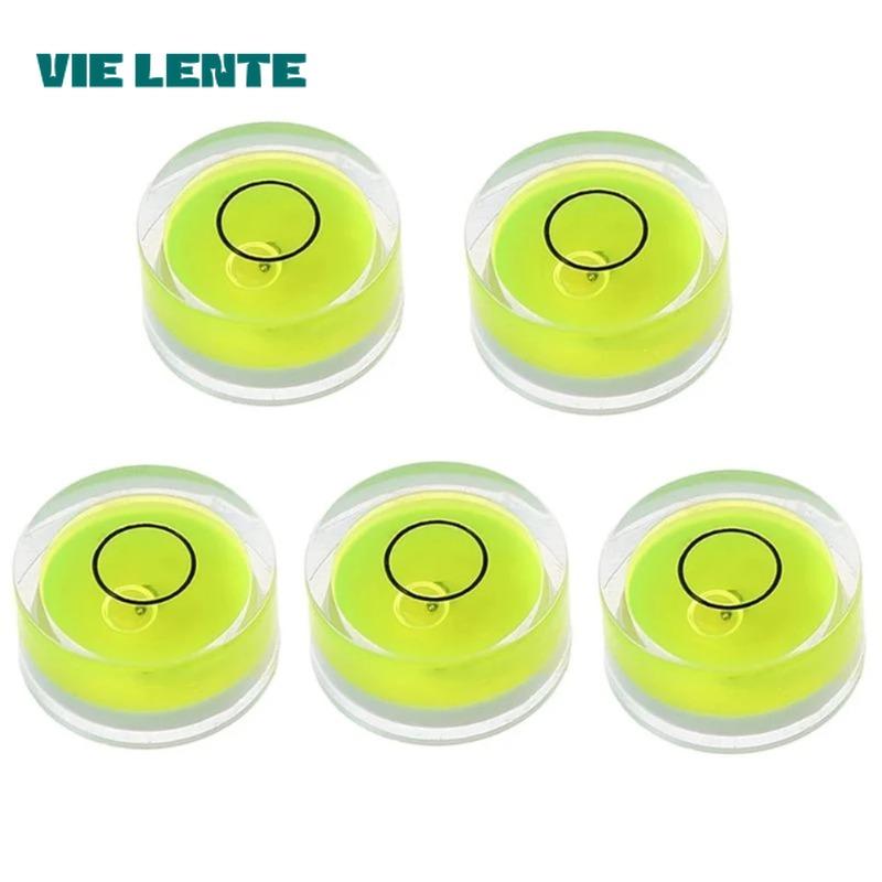 5pcs Mini Round Accuracy Bubble Level Bullseye Instrument Horizontal Precision Bubble Level Measuring Tool Hand Tool Parts