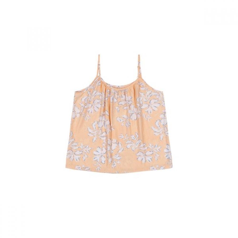 Barbara Women S Orange Flower Pattern Pajama  awp4627S 