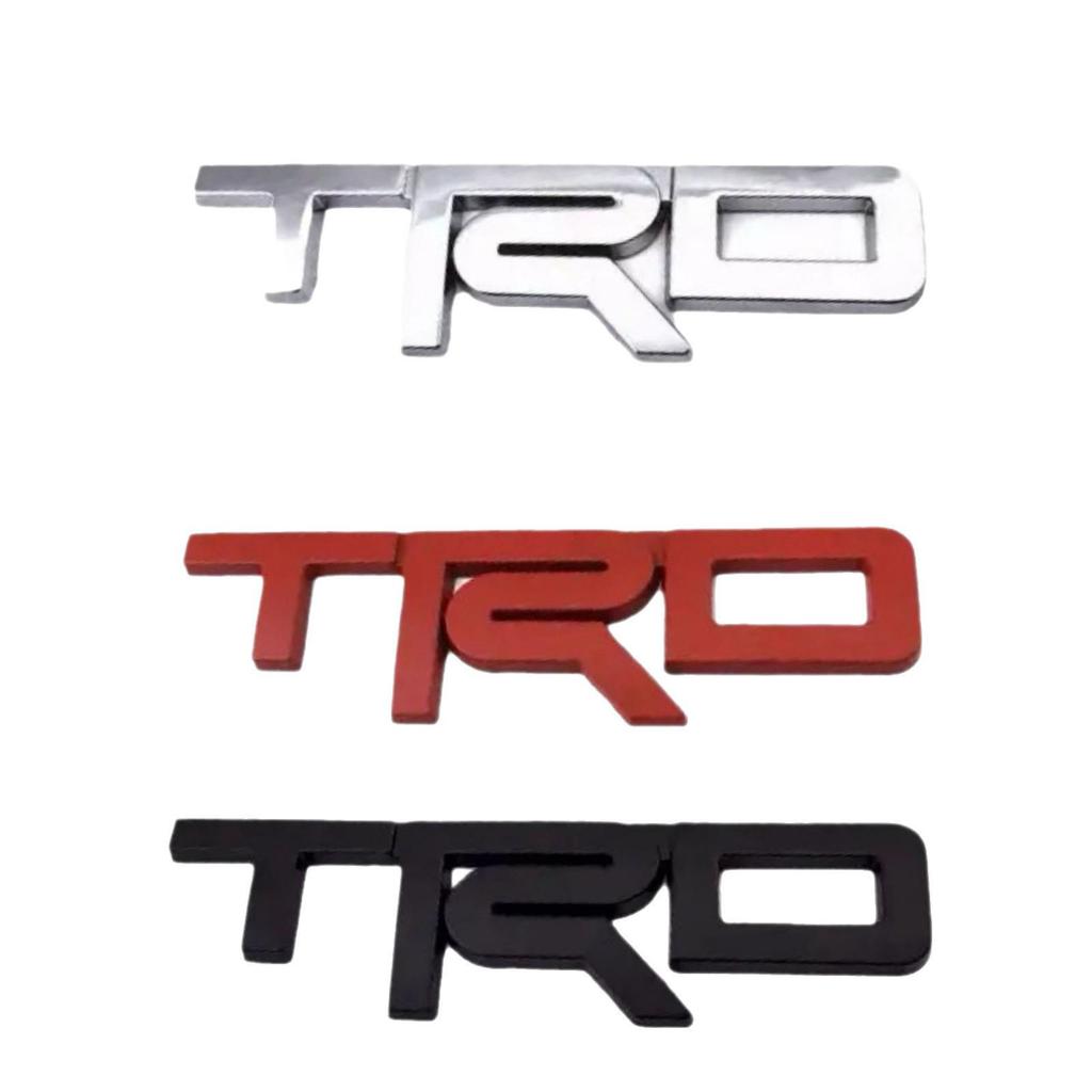 TRD Metal Badge for Reiz Camry Avalon – Car Sticker & Grille Logo Modification