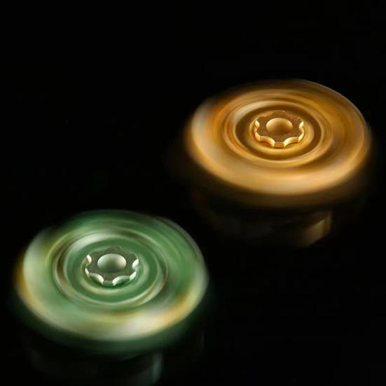 Magnetic Fidget Spinner Toy Stress Anxiety Relief Kids Teens Adults Glowing Fingertip Gyroscope Portable Travel Educational Sensory Spinning Toy